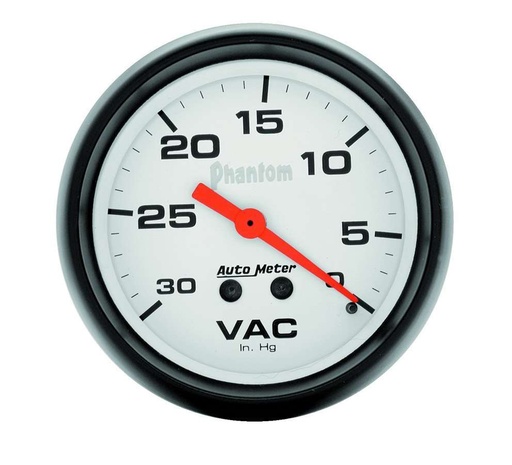 [ATM5884] Autometer - 2-5/8in Phantom Vacuum Gauge
