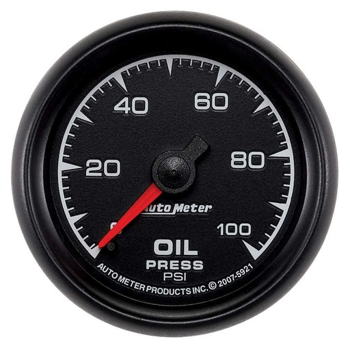[ATM5921] Autometer - 2-1/16 Es Oil Pressure Gauge - 0-100Psi