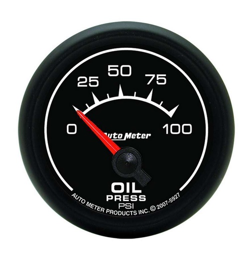 [ATM5927] Autometer - 2-1/16 Es Oil Pressure Gauge - 0-100psi