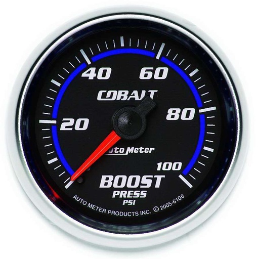 [ATM6106] Autometer - 2-1/16in C/S Boost Gauge 0-100psi