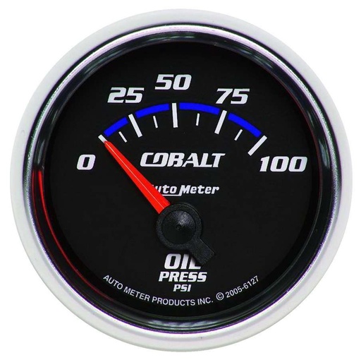 [ATM6127] Autometer - 2-1/16in C/S Oil Pressure Gauge 0-100psi