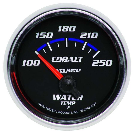 [ATM6137] Autometer - 2-1/16in C/S Water Temp Gauge 100-250