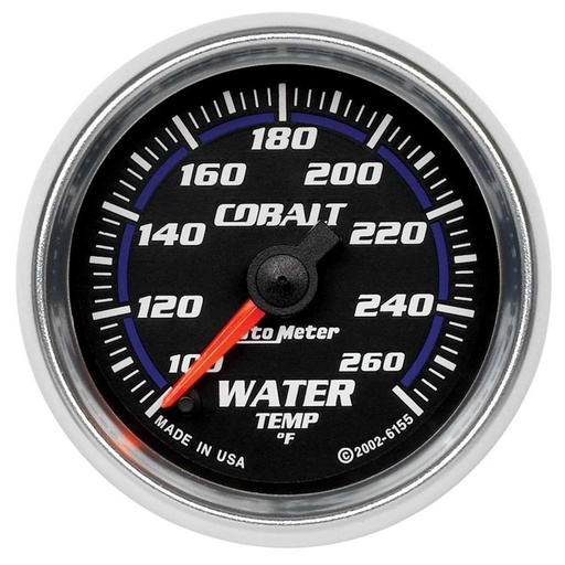 [ATM6155] Autometer - 2-1/16in C/S Water Temp. Gauge 120-260 Deg.