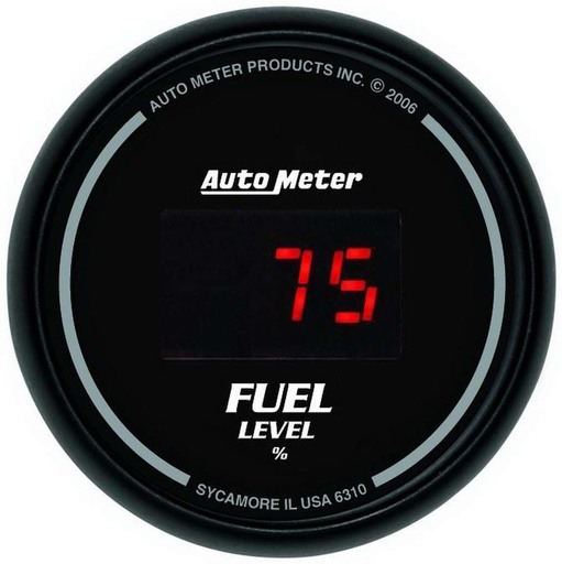 [ATM6310] Autometer - 2-1/16in Dg/B Fuel Level Gauge