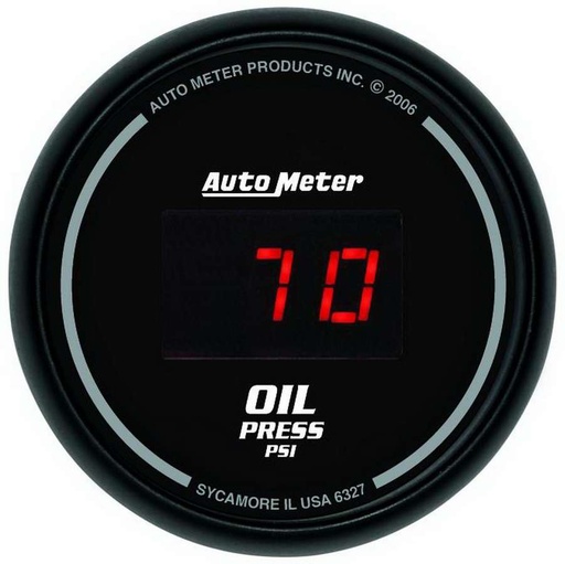 [ATM6327] Autometer - 2-1/16in Dg/B Oil Press. Gauge