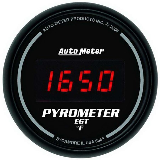 [ATM6345] Autometer - 2-1/16in Dg/B Pyrometer/ Egt Gauge