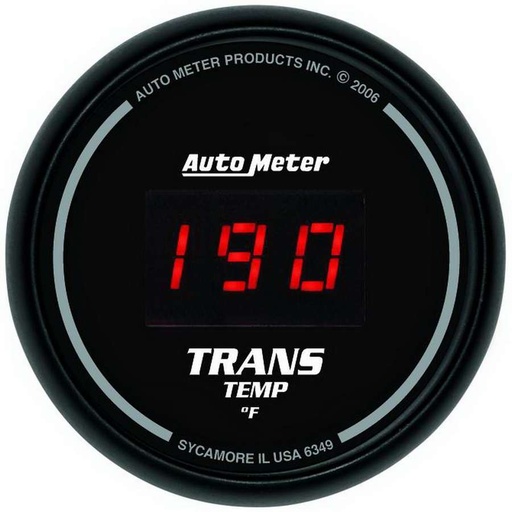 [ATM6349] Autometer - 2-1/16In Dg/B Trans Temp Gauge