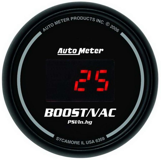 [ATM6359] Autometer - 2-1/16In Dg/B Vacuum/Boost Gauge