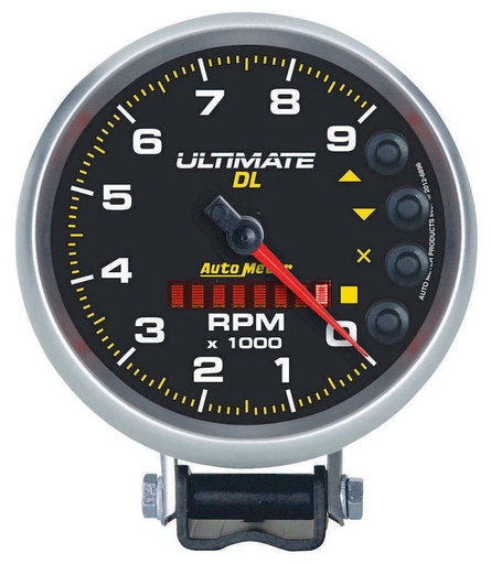 [ATM6896] Autometer - 5in Ultimate DL Tach 9000 Rpm Black