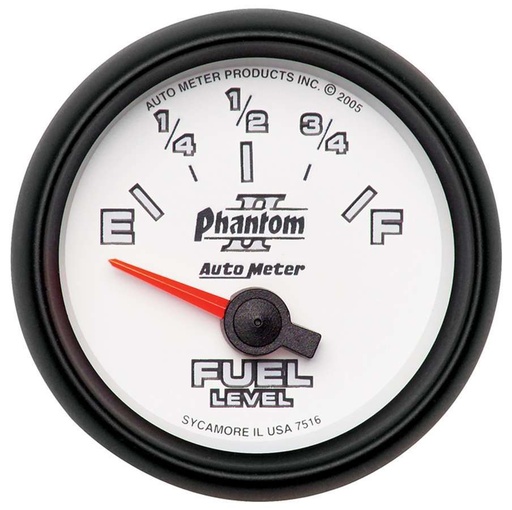 [ATM7516] Autometer - 2-1/16in P/S II Fuel Level Gauge 240-33ohms