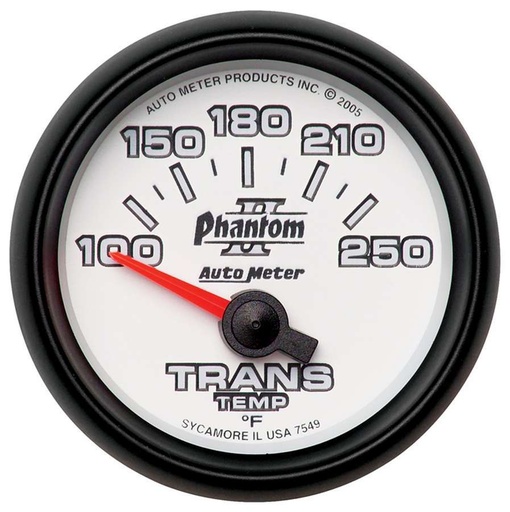 [ATM7549] Autometer - 2-1/16in P/S II Trans. Temp. Gauge 100-250