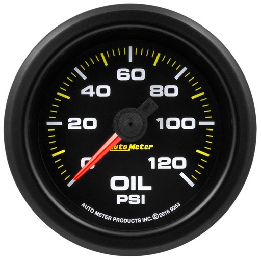 [ATM9253] Autometer - 2-1/16 Gauge Oil Press. 0-120psi