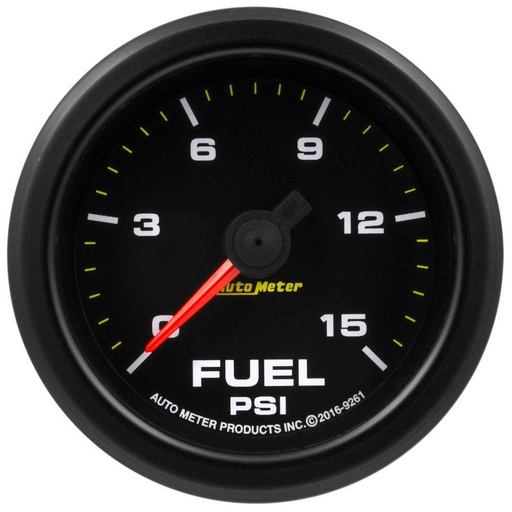 [ATM9261] Autometer - 2-1/16 Gauge Fuel Press 0-15psi