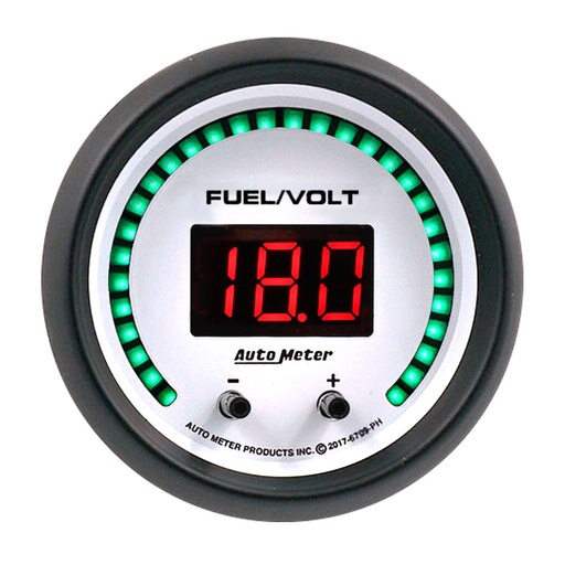 [ATM6709-PH] Autometer - 2-1/16 Fuel/Volt Gauge Elite Digital PH Series