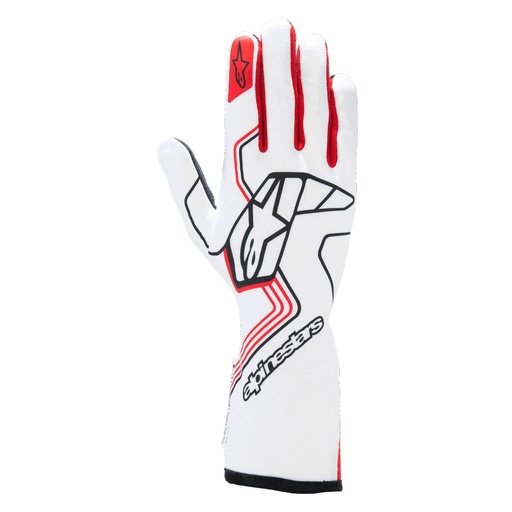 [ALP3552024-23-L] Alpinestars Usa - Glove Tech-1 Race V4 White / Red Large