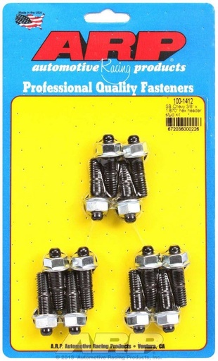 [ARP100-1412] ARP - Header Stud Kit - 6pt. 3/8 x 1.670 OAL (12)