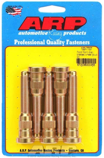 [ARP100-7707] ARP - Wheel Stud Kit - 1/2-20 3.050/.618 Knurl (5)