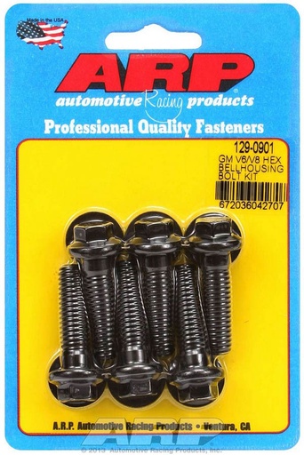 [ARP129-0901] Arp - Bellhousing Bolt Kit - 6pt. Gm V6/V8