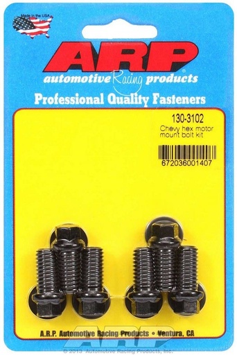 [ARP130-3102] ARP - Chevy V8 Motor Mount To Block Bolt Kit - 6pt.
