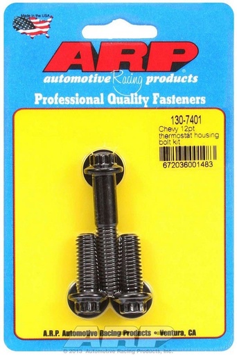 [ARP130-7401] ARP - Thermostat Housing Bolt Kit 12pt Chevy V8 79-90