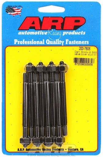 [ARP200-7606] ARP - Valve Cover Stud Kit 1/4 6pt. (8)