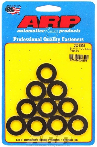 [ARP200-8535] ARP - Black Washers - 9/16 ID x 1 OD (10)