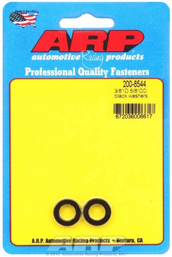 [ARP200-8544] ARP - Black Washers - 3/8 Id X 5/8 Od (2)