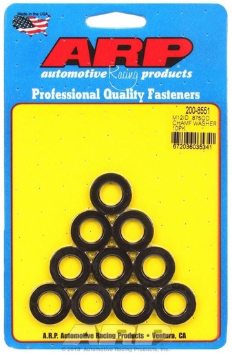 [ARP200-8551] Arp - 12mm Id Washers 10Pk .875 Od Chamfer