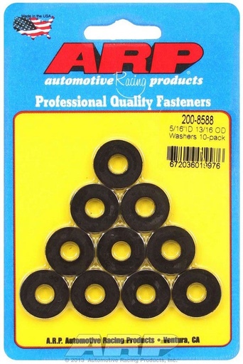 [ARP200-8588] ARP - Black Washers - 5/16 Id X 13/16 Od (10)