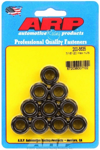[ARP200-8635] ARP - Hex Nuts - 7/16-20 (10)