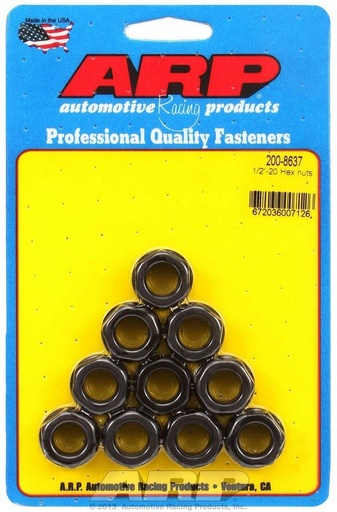 [ARP200-8637] ARP - Hex Nuts - 1/2-20 (10)
