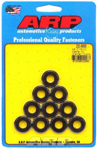 [ARP200-8688] ARP - Black Washers - 3/8 Id X 7/8 Od (10)