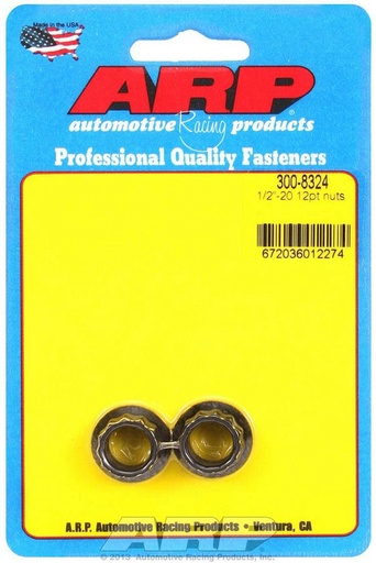 [ARP300-8324] Arp - 1/2-20 12pt. Nuts (2)
