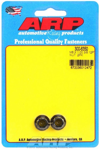 [ARP300-8350] ARP - 8mm X 1.00 12pt Nut Kit (2pk)