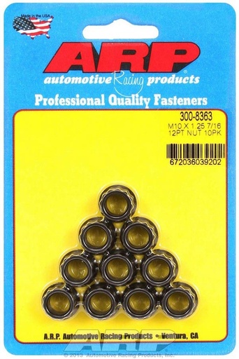 [ARP300-8363] ARP - 10Mm X 1.25 12Pt. Nuts (10)