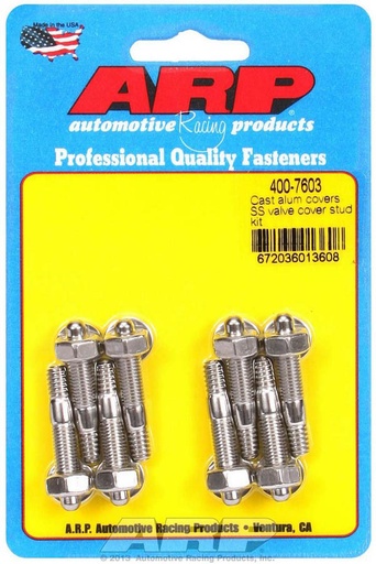 [ARP400-7603] ARP - S/S Valve Cover Stud Kit 6pt. (8)