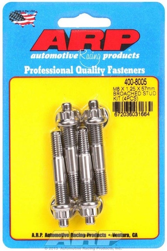 [ARP400-8005] ARP - S/S Stud Kit - (4) M8 x 1.25in x  57mm