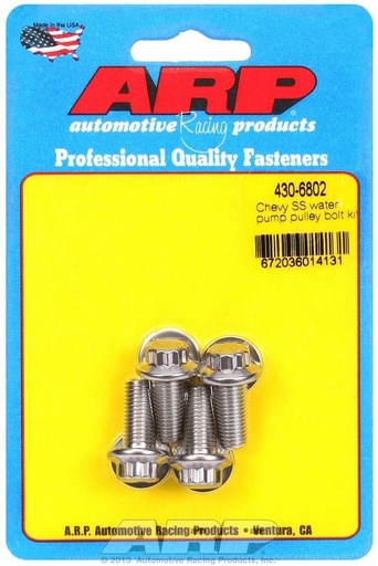 [ARP430-6802] Arp - Chevy S/S W/P Pulley Bolt Kit
