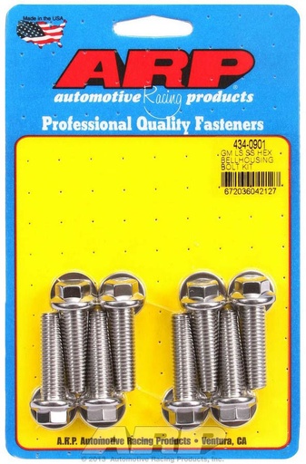 [ARP434-0901] ARP - Bellhousing Bolt Kit - 6pt. GM LS