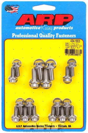 [ARP434-1803] Arp - Sbc S/S Oil Pan Bolt Kit 12Pt
