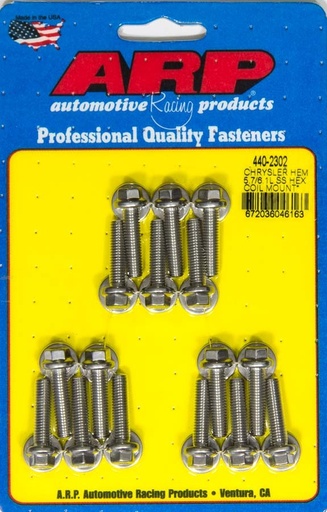 [ARP440-2302] ARP - Coil Bracket Bolt Kit 6pt Mopar 5.7/6.1L Hemi