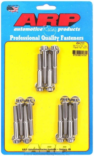 [ARP454-2101] Arp - Sbf S/S Intake Bolt Kit 12Pt.