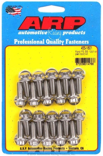 [ARP455-1801] ARP - BBF S/S Oil Pan Bolt Kit 12pt.