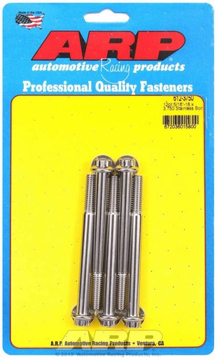 [ARP612-3750] ARP - S/S Bolt Kit - 12pt. (5) 5/16-18 x 3.750