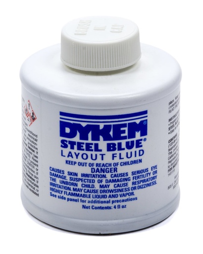 [ALL12070] Allstar Performance - Dykem Layout Fluid 4oz Brush In Cap