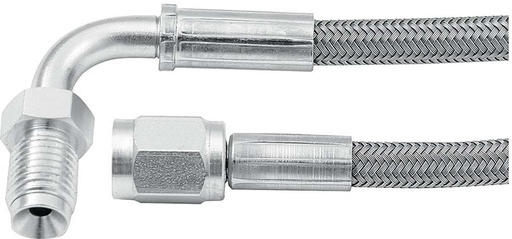 [ALL46332-36] Allstar Performance - 36in #3 Line -3 Str/90 Deg 3/8-24 Inv Flr