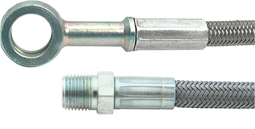 [ALL46441-24] Allstar Performance - 24in #4 Line 1/8in NPT to 10mm Banjo