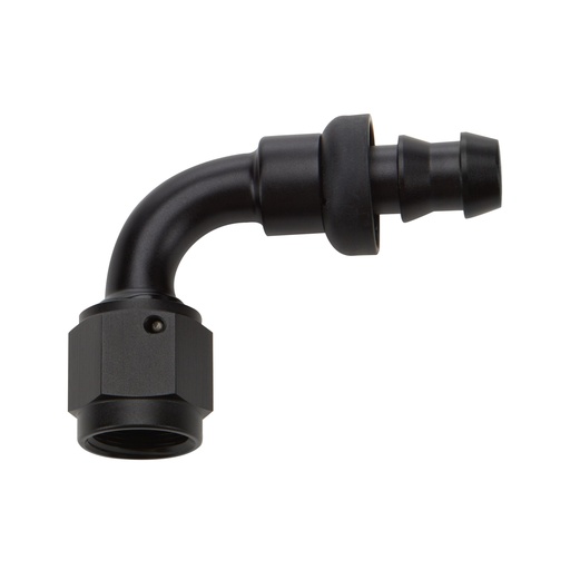 [ALL49453] Allstar Performance - Pushlock Hose End Black 90 Deg Elbow -8
