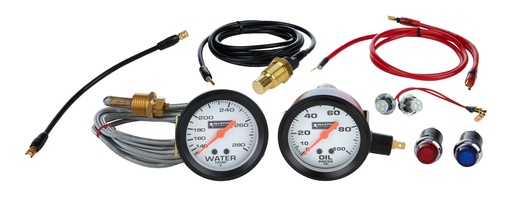 [ALL80080] Allstar Performance - 2 Gauge Kit OP/WT NO PLATE