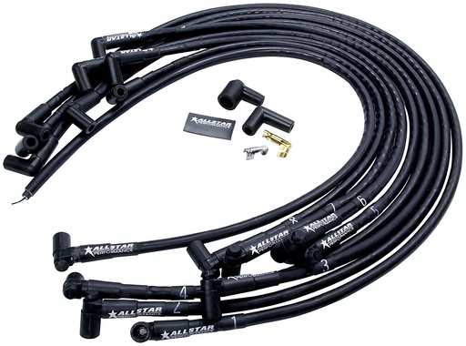 [ALL81370] Allstar Performance - Spark Plug Race Wire Set Under Header w/ Sleeve